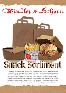 Winkler & Schorn Katalog für Snack-Verpackungen